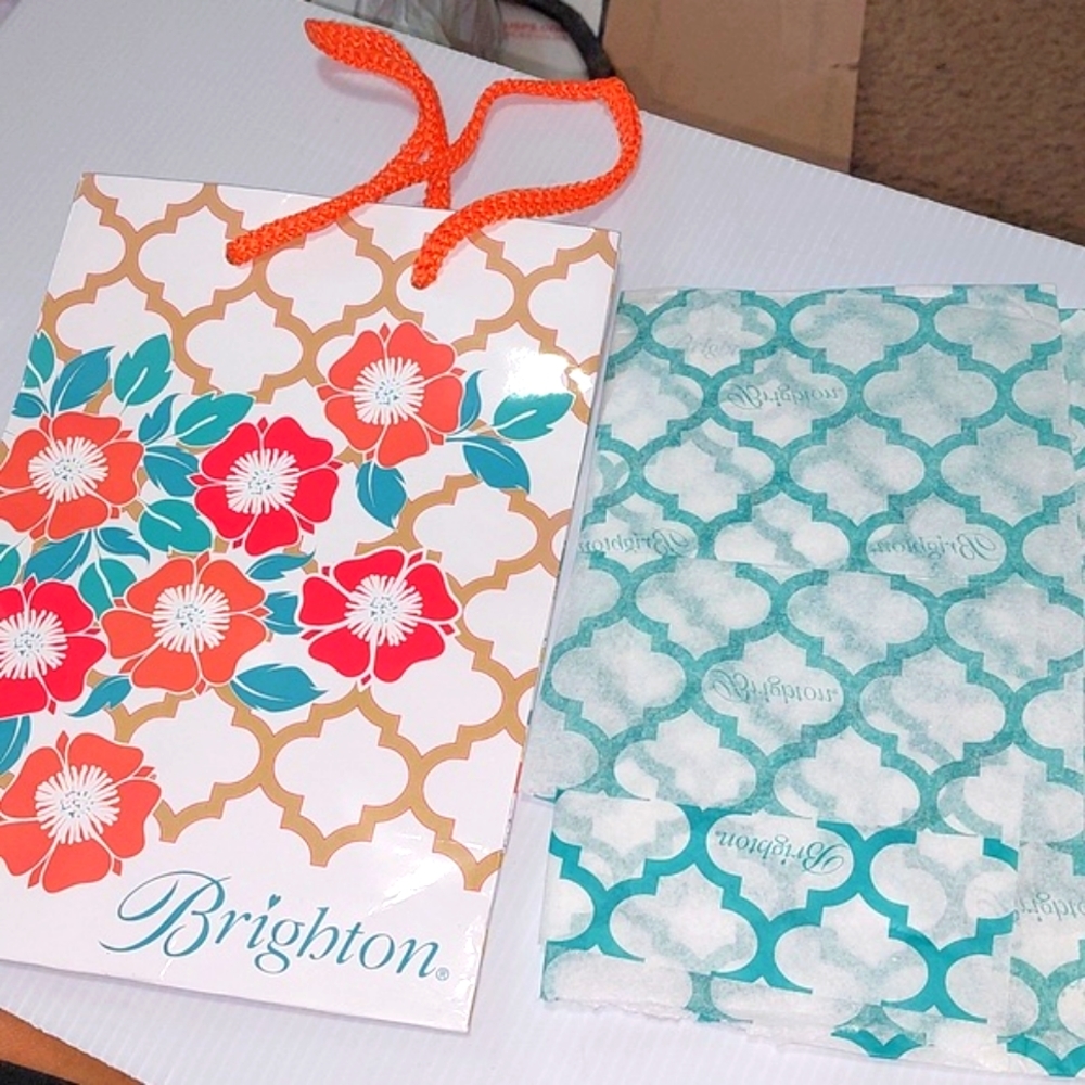 Brighton Gift Bag .Tissue is Included .